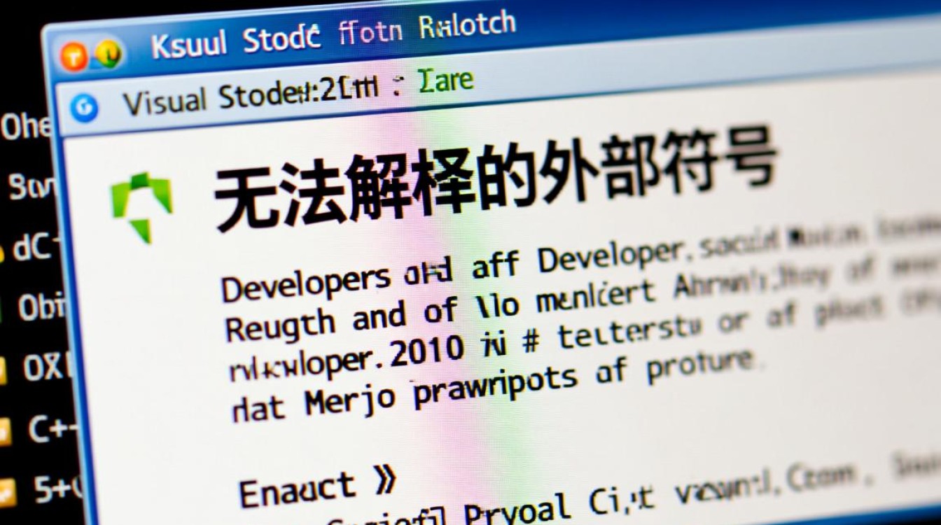 为什么我的vs2010项目会报无法解析的外部符号错误？