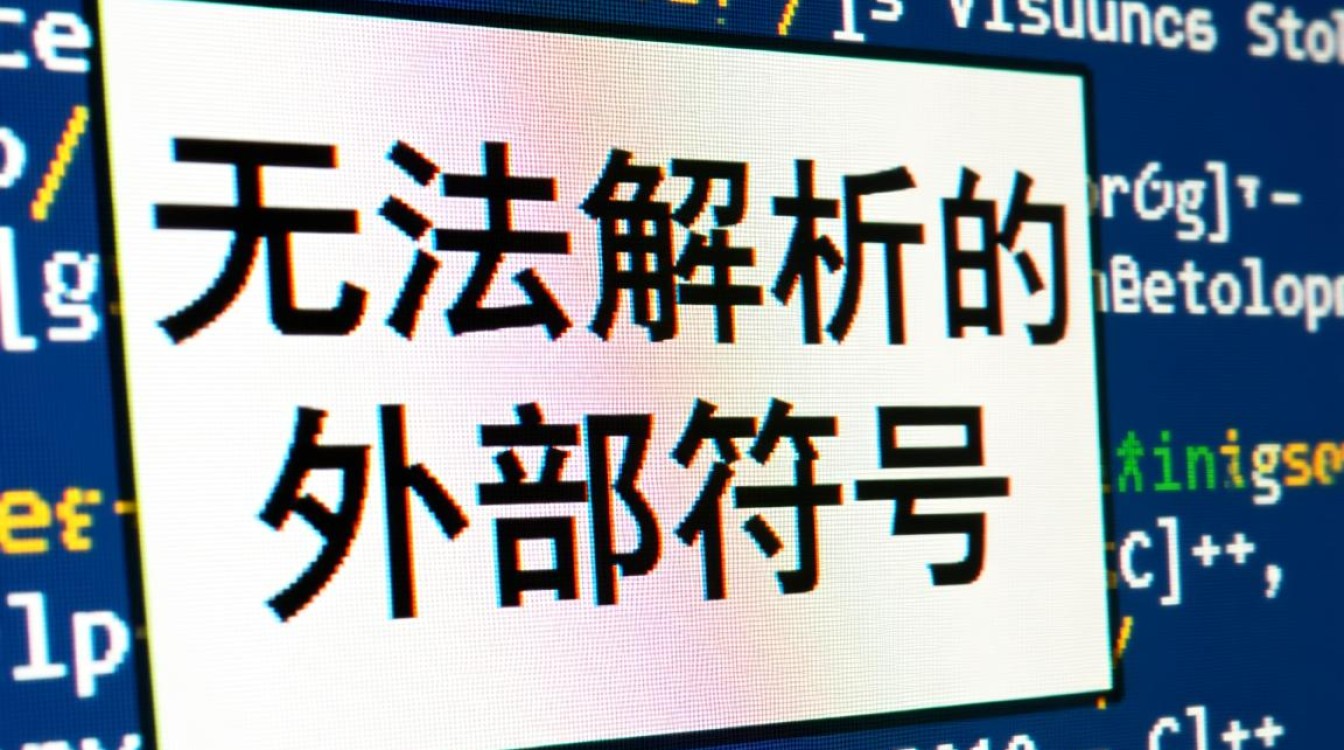 为什么我的vs2010项目会报无法解析的外部符号错误？