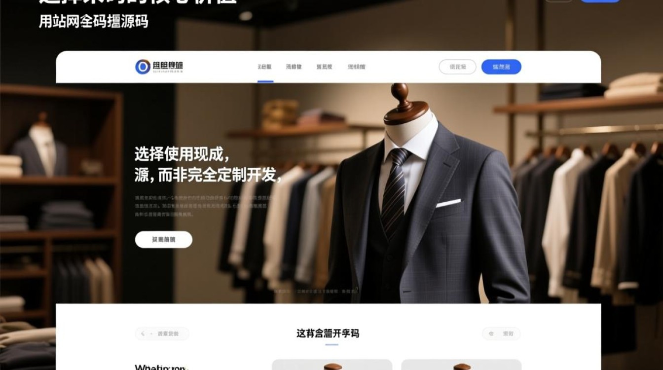 有没有适合新手使用的免费服装展示网站源码？