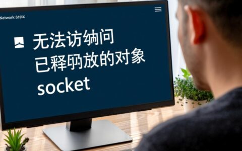 如何解决无法访问已释放的对象socket报错？
