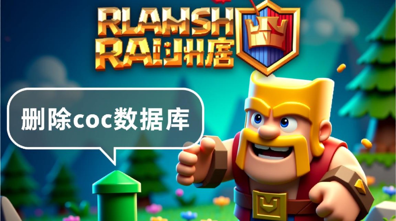 coc想换号重玩，如何彻底删除游戏数据库？