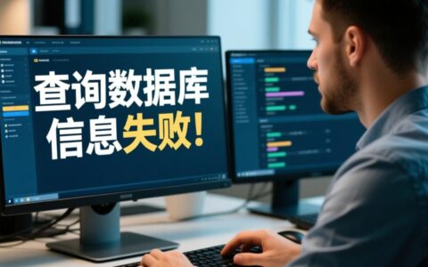 数据库查询信息失败报错，该如何排查处理呢？