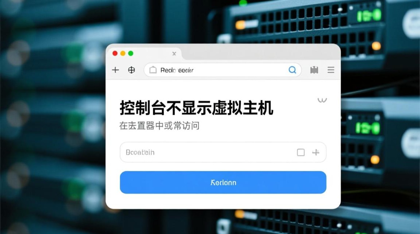 我的服务器控制台不显示虚拟主机是什么原因，如何排查并解决？