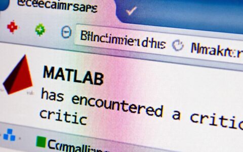 MATLAB报错desktop 8是什么原因，该如何解决？