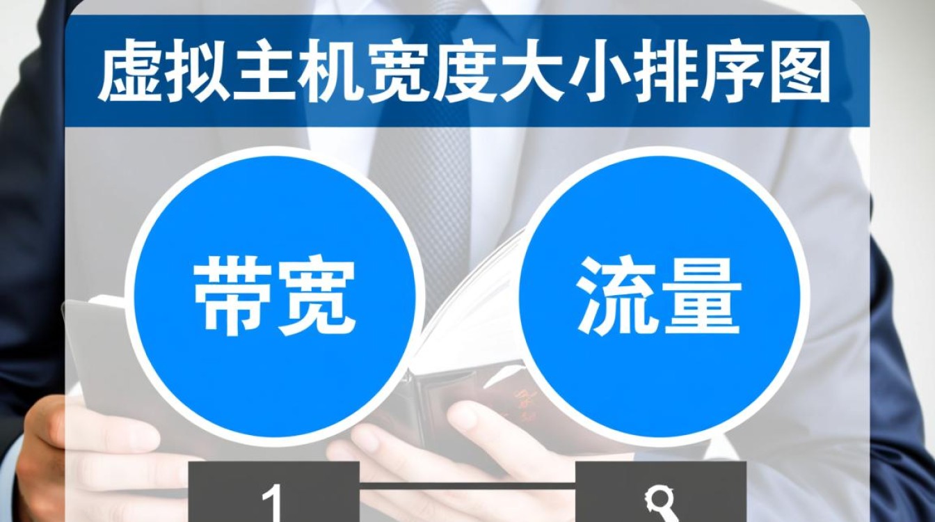 哪里有虚拟主机带宽大小的详细排序对比图？