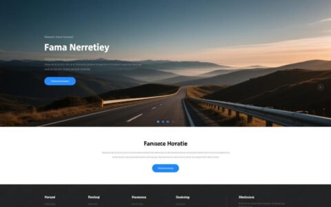 一个优秀的网站页尾模板应该包含哪些必要元素和链接?