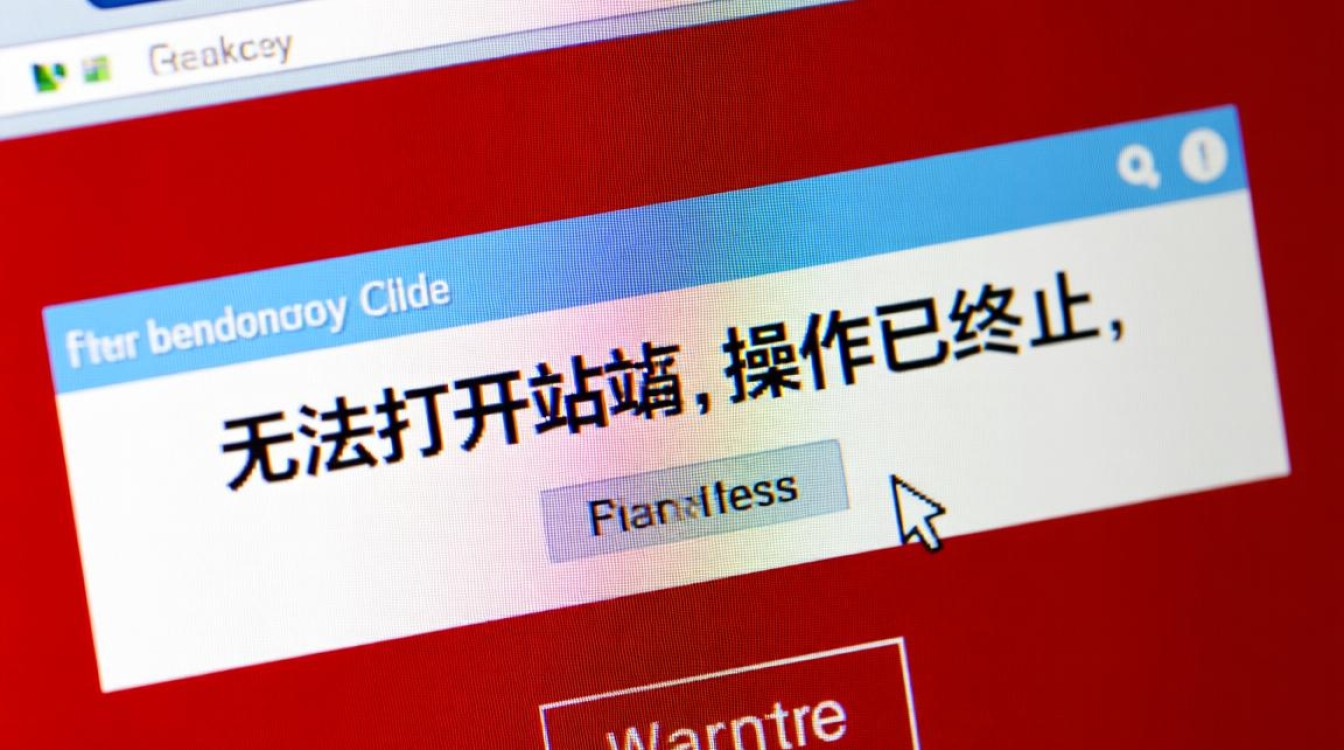 为什么浏览器会提示无法打开站点已终止操作？