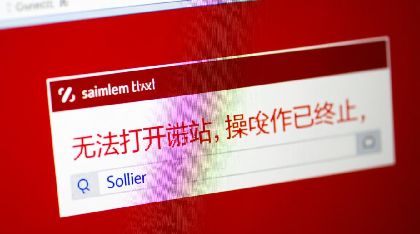 为什么浏览器会提示无法打开站点已终止操作？