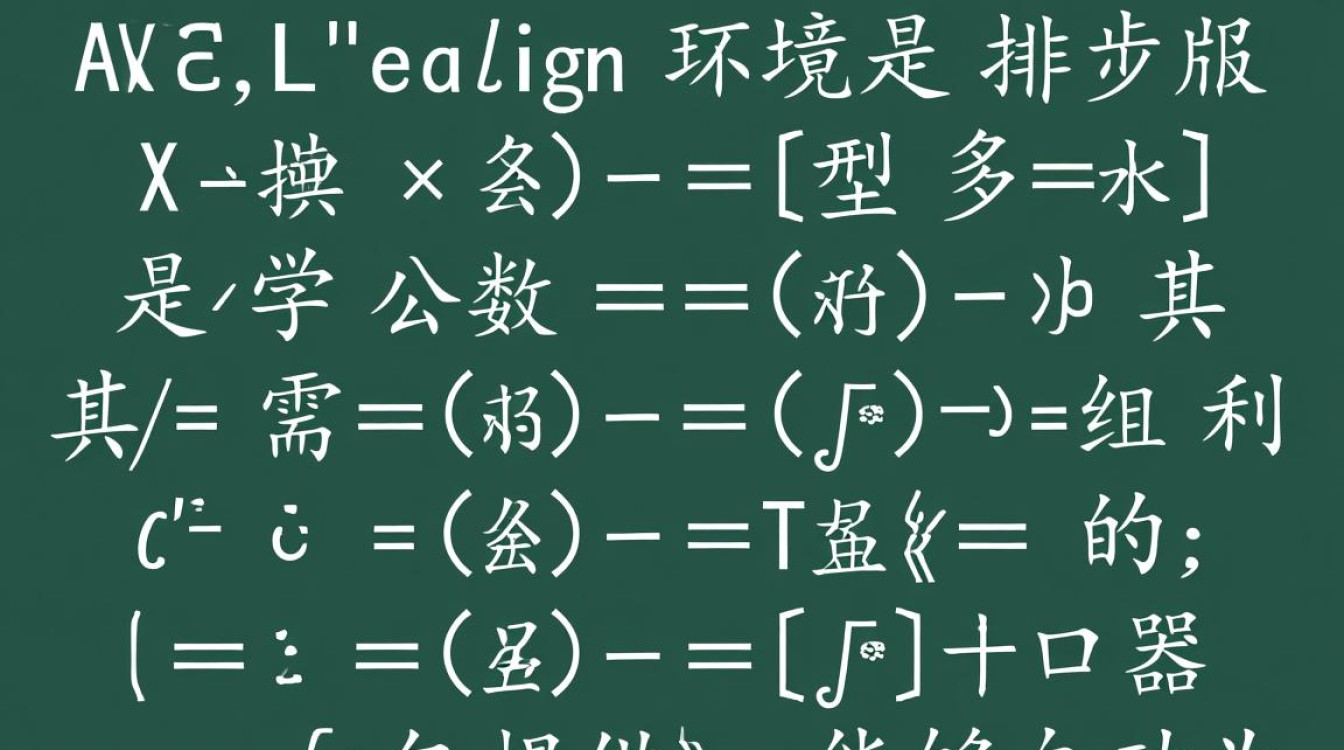 LaTeX使用align环境对齐数学公式时为什么会报错？