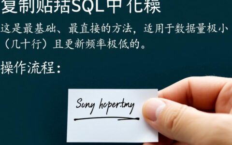 Excel表如何高效更新数据库？求详细步骤教程。