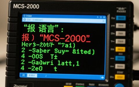 Mcs2000报错是什么原因导致的，又该如何彻底排查解决？