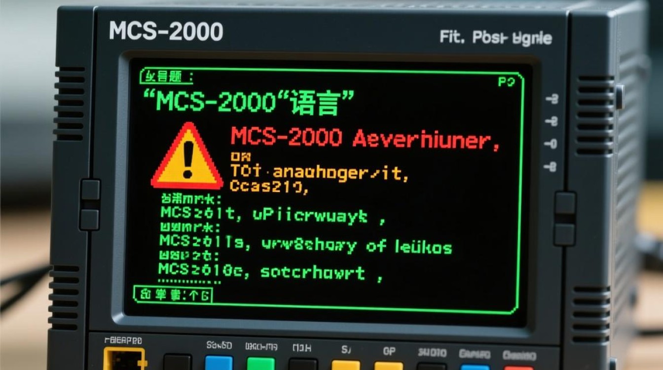 Mcs2000报错是什么原因导致的，又该如何彻底排查解决？