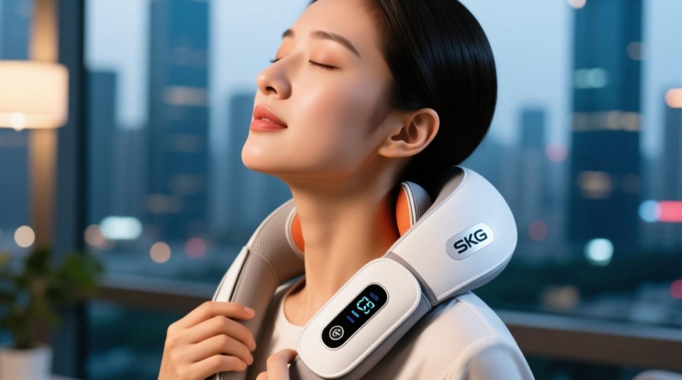 SKG颈椎按摩仪E4报错是什么原因，要怎么解决？