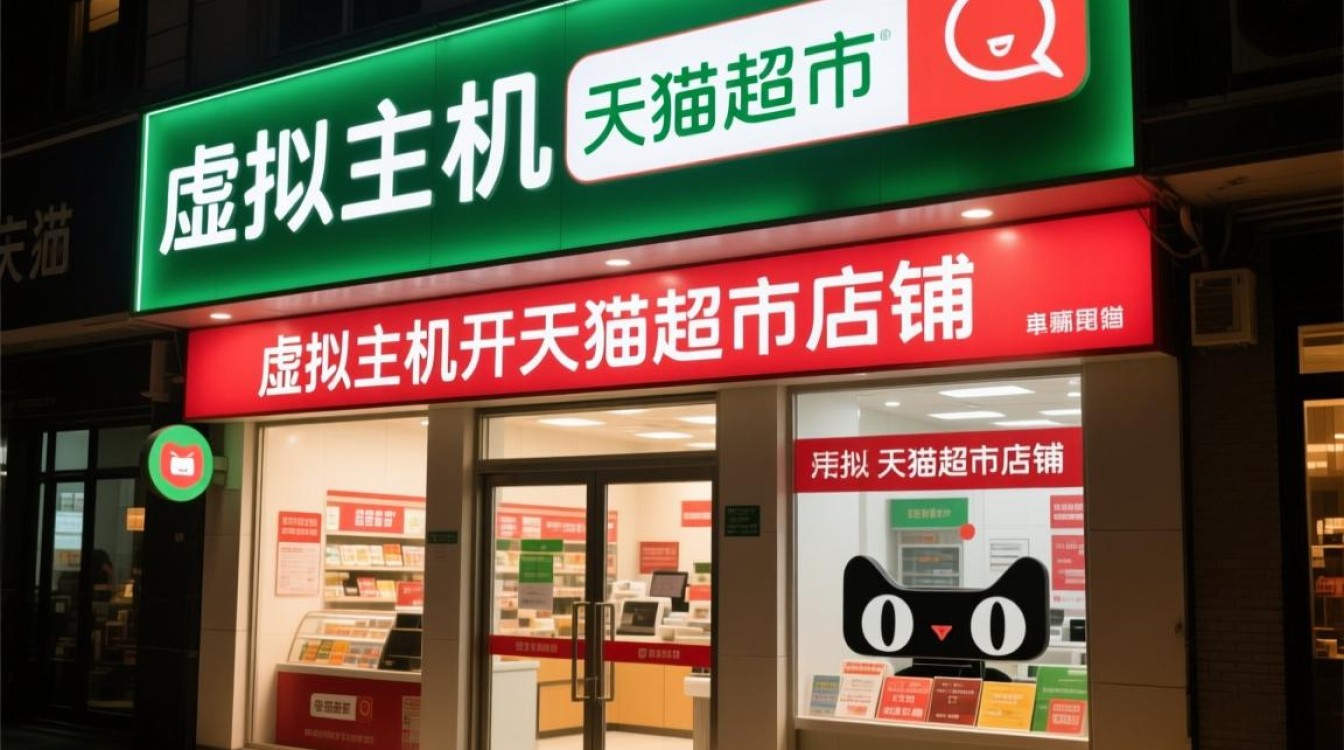 用虚拟主机开天猫超市店铺，资质审核到底能通过吗？