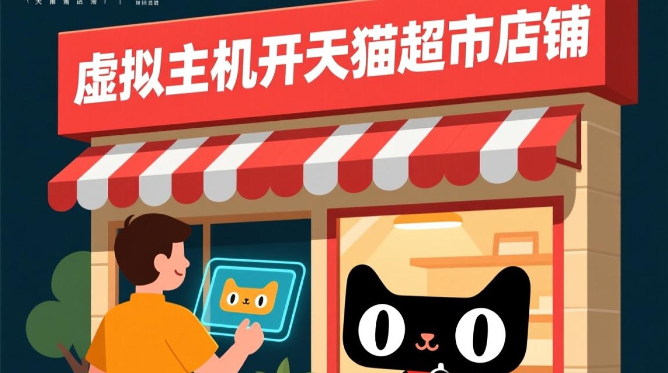 用虚拟主机开天猫超市店铺，资质审核到底能通过吗？