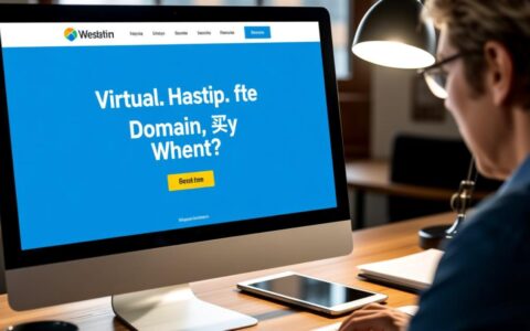 新手建站，域名和虚拟主机必须都买还是二选一？