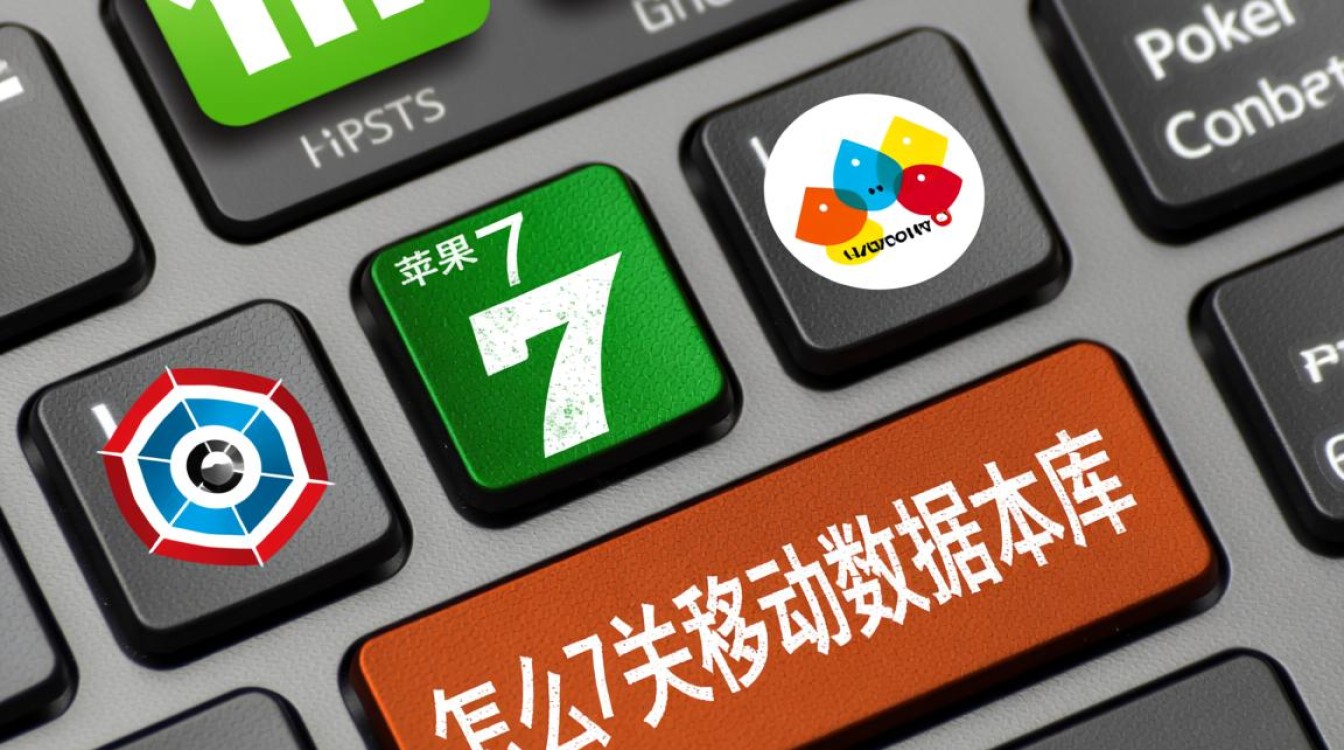 苹果7系统里的移动数据库要如何才能关闭掉？