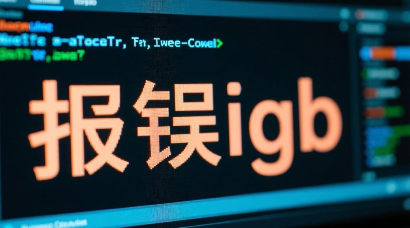 报错igb是什么意思，这个错误要怎么解决？