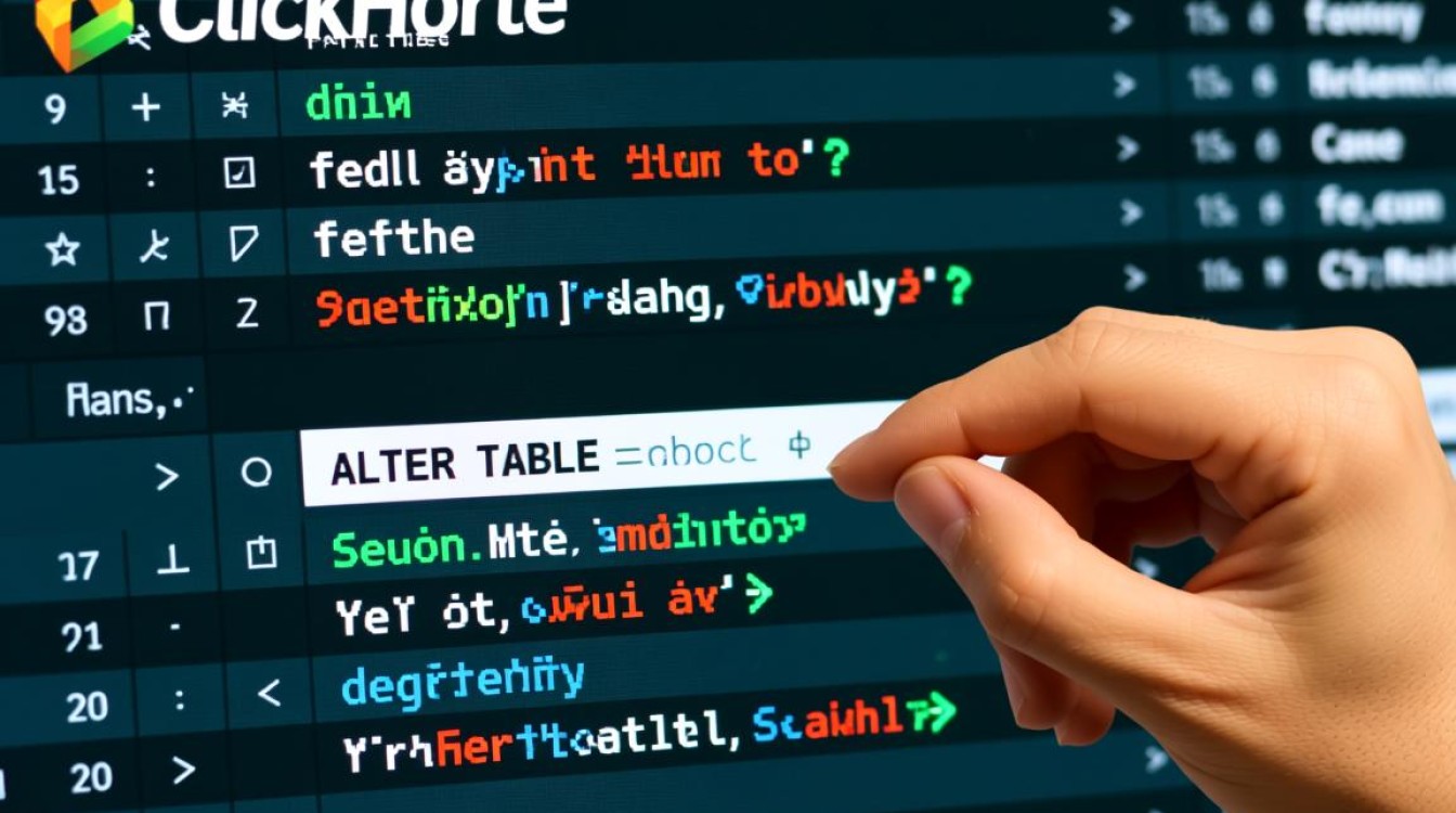 ClickHouse执行ALTER TABLE添加新字段报错是什么原因？