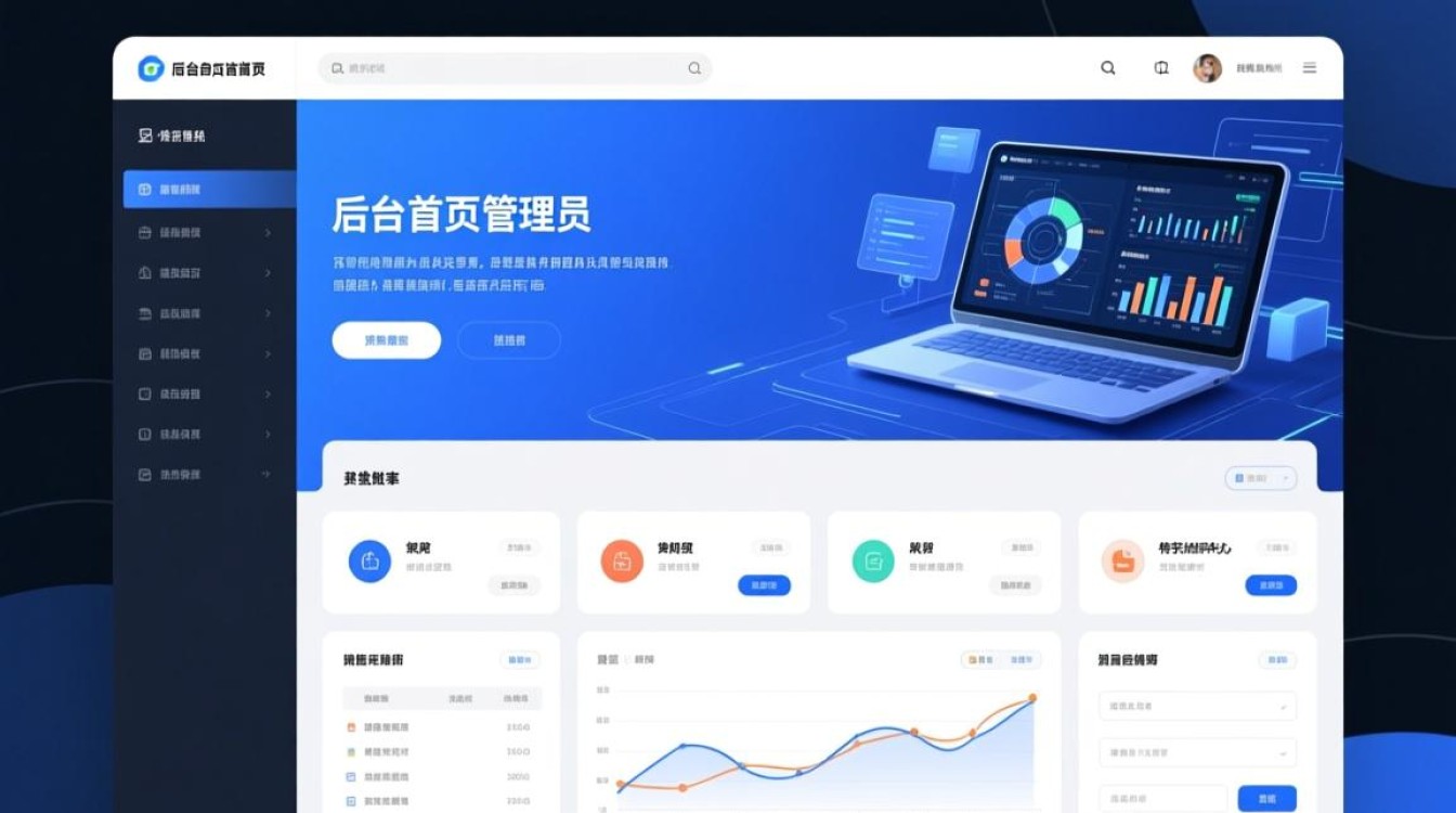 网站后台首页设计，怎样合理布局才能让信息更清晰、操作更高效？