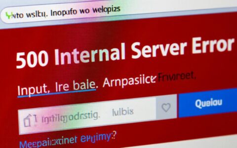 网站打开报500内部服务器错误，具体是什么原因怎么解决？