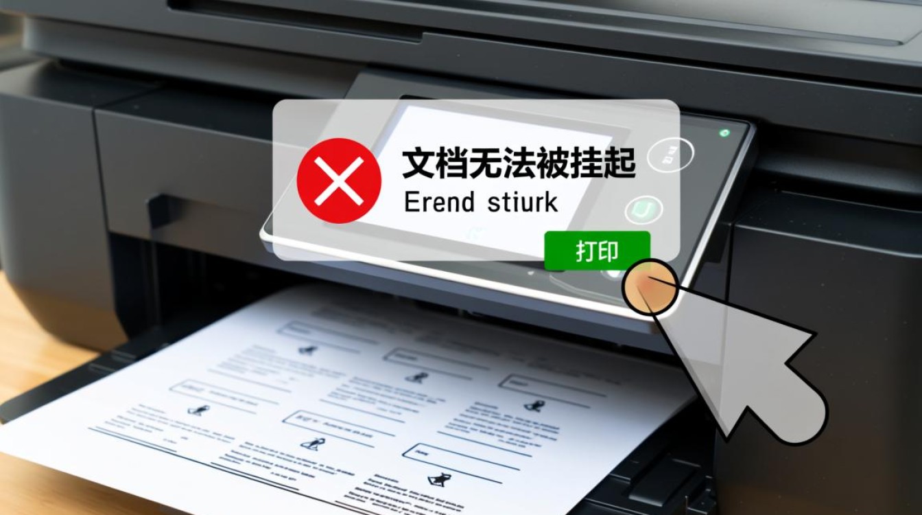 打印机文档在打印队列中无法挂起，要怎么才能暂停它？