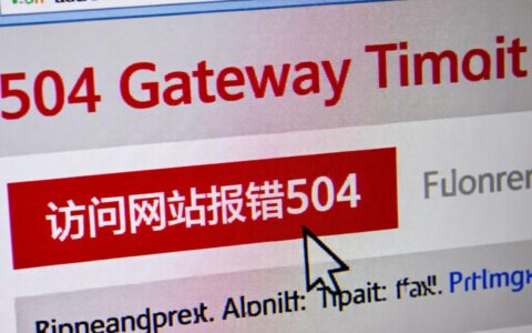 服务器网站访问报错504网关超时，究竟是什么原因又该如何解决？
