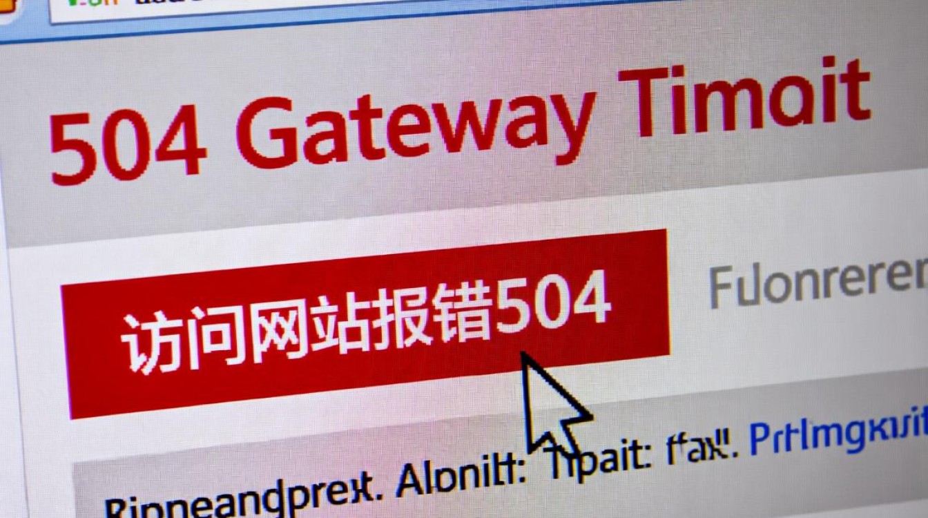 服务器网站访问报错504网关超时，究竟是什么原因又该如何解决？