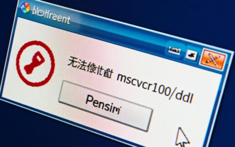 运行软件报错无法定位msvcr100.dll，要如何修复？