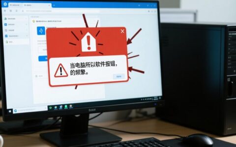 电脑所有软件都报错，究竟是哪里出了问题该如何解决？