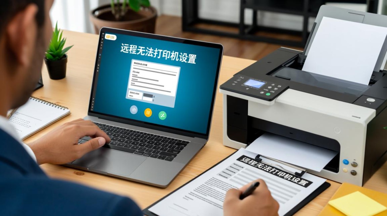 远程桌面连接公司电脑时，如何找到并设置本地打印机？