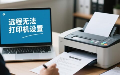 远程桌面连接公司电脑时，如何找到并设置本地打印机？