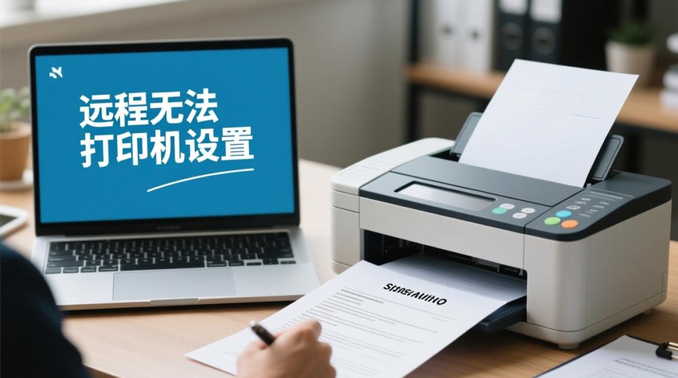 远程桌面连接公司电脑时，如何找到并设置本地打印机？
