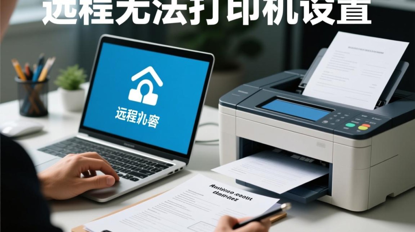 远程桌面连接公司电脑时，如何找到并设置本地打印机？