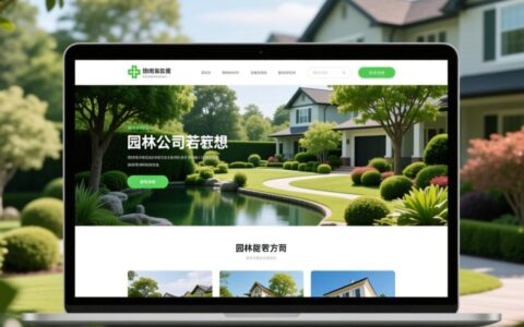 园林公司网站模板怎么选才能吸引更多客户？