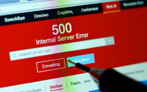 网页打开报错500，是服务器问题还是我网络问题怎么修复？