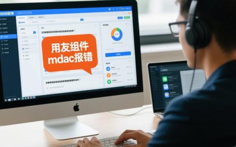 用友软件启动时组件mdac报错，最有效的解决方法？
