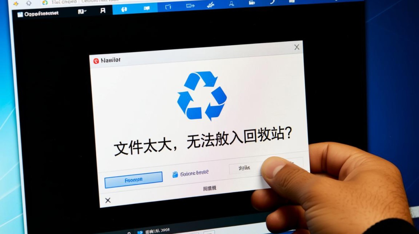 文件太大无法放入回收站，如何才能不经过回收站直接删除文件？