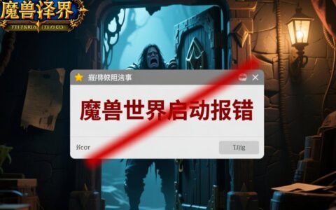 魔兽世界启动报错无法进入游戏，该怎么解决？