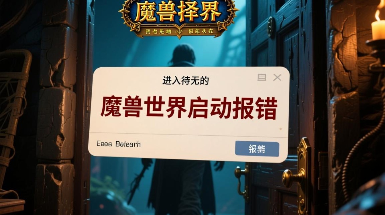魔兽世界启动报错无法进入游戏，该怎么解决？