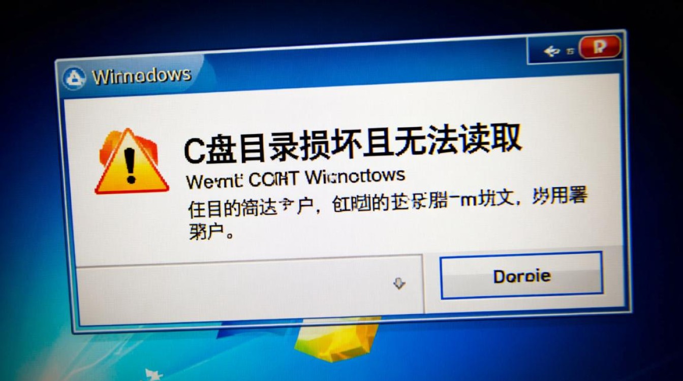 C盘目录损坏且无法读取，应该如何进行修复？