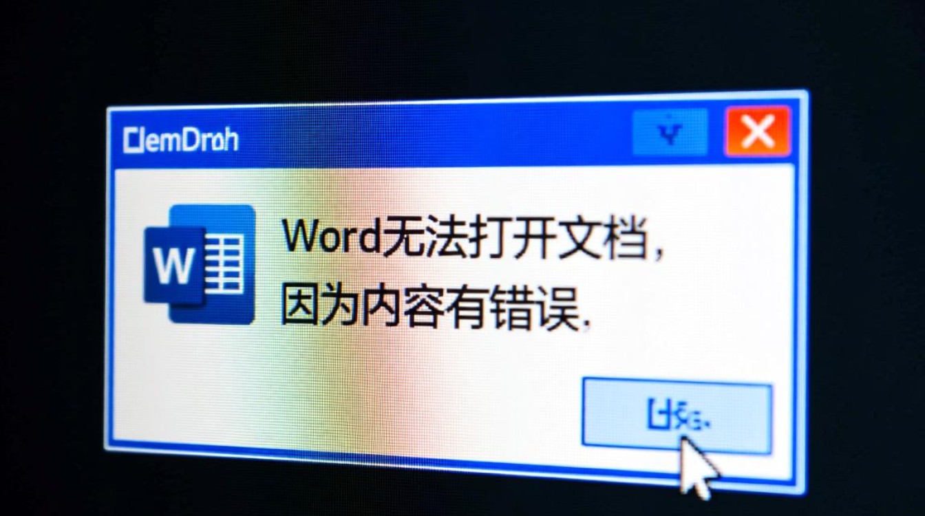 Word无法打开提示内容有错误，该如何修复文件？