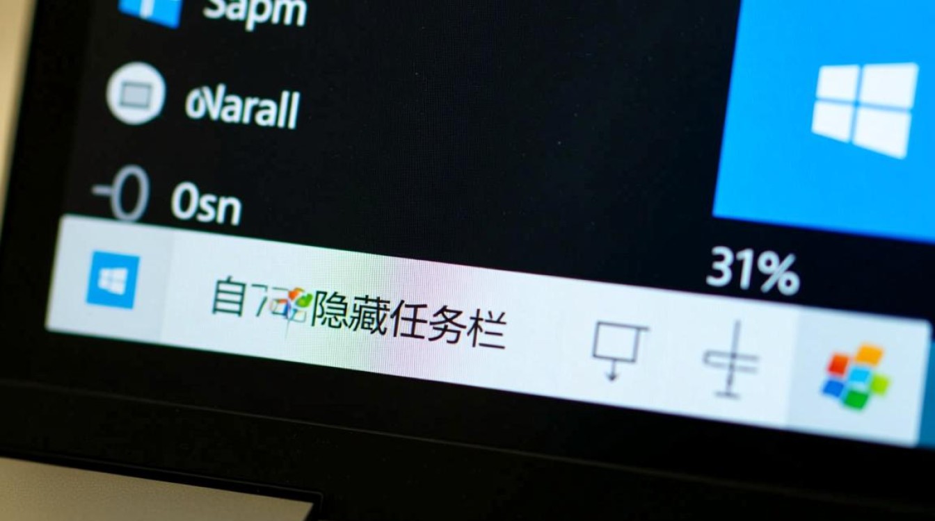 任务栏设置了自动隐藏但还是不隐藏怎么办？