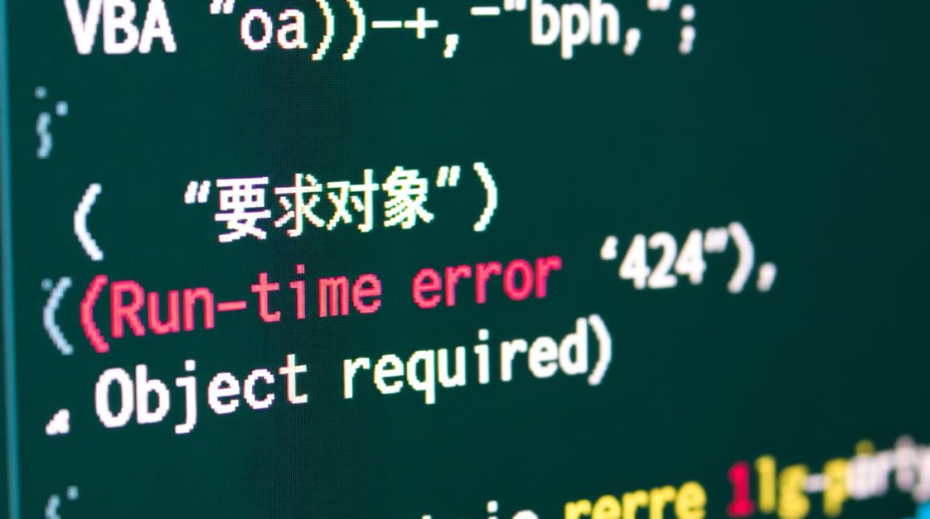 VBA提示要求对象错误，常见原因和解决方法有哪些？
