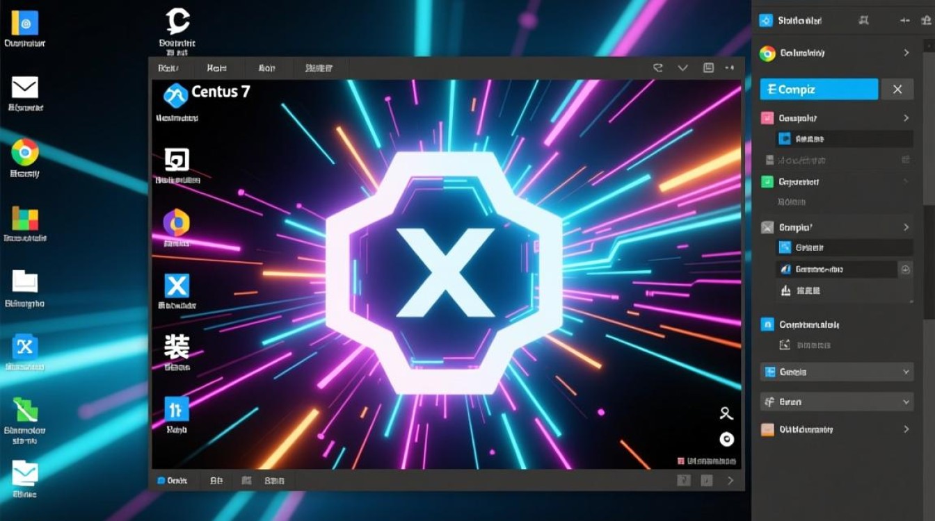如何在CentOS 7系统上成功安装并配置Compiz特效？