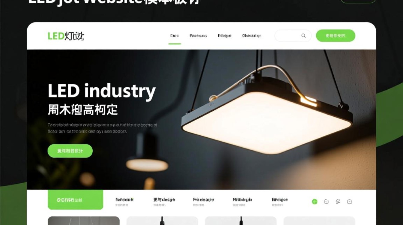 如何挑选高转化且专业的LED灯具网站模板？
