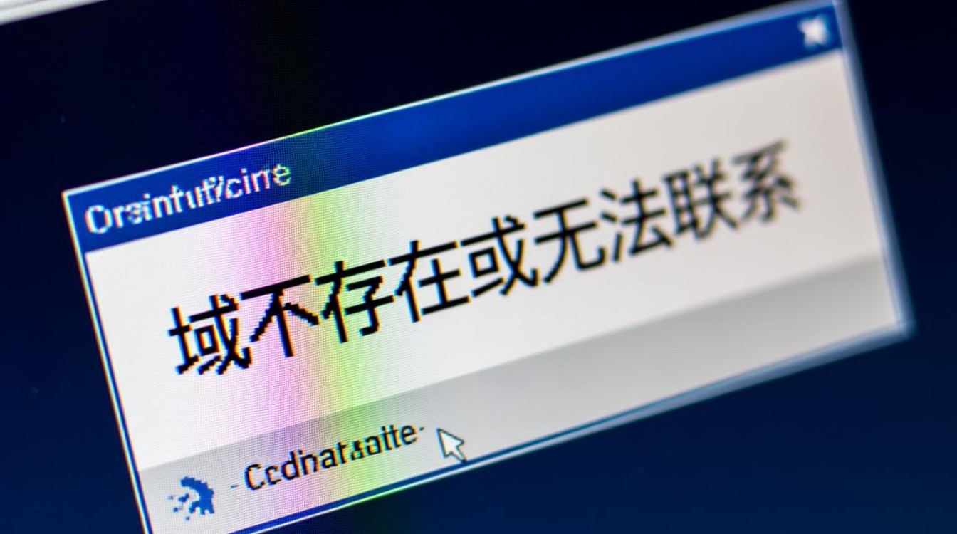 如何解决域不存在或无法联系的问题？
