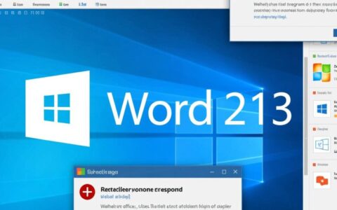 Word 2013总是报错停止工作，是什么原因该如何彻底修复？