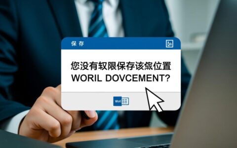 Word文件提示许可权错误无法保存，该怎么解决？