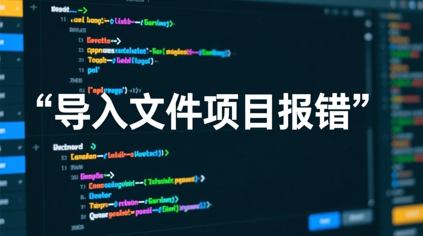 项目导入文件就报错，要如何快速排查解决？